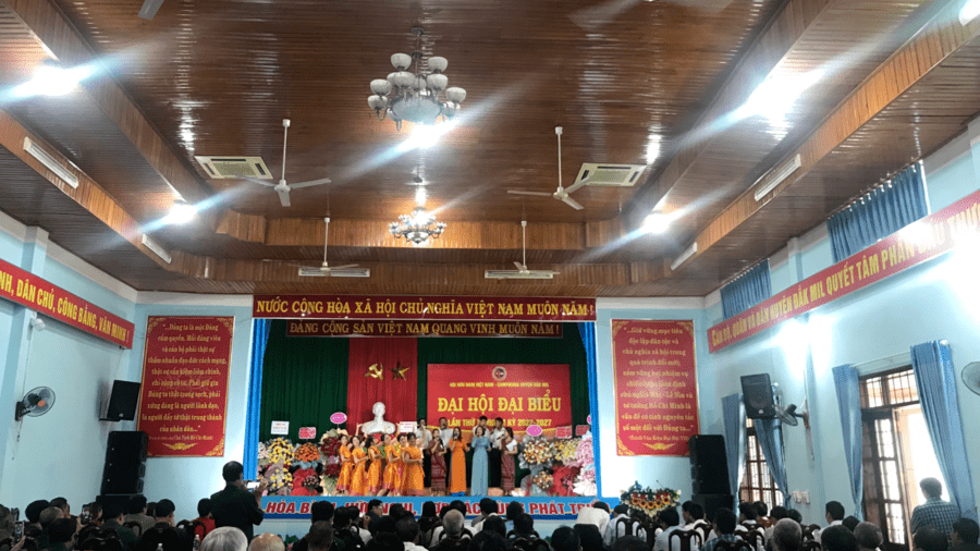 Đại hội Đại biểu Hội Hữu nghị Việt Nam - Campuchia huyện Đắk Mil  lần thứ I, nhiệm kỳ 2022 - 2027