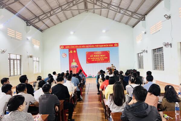 Lễ khai mạc kỳ tuyển dụng công chức cấp xã năm 2024